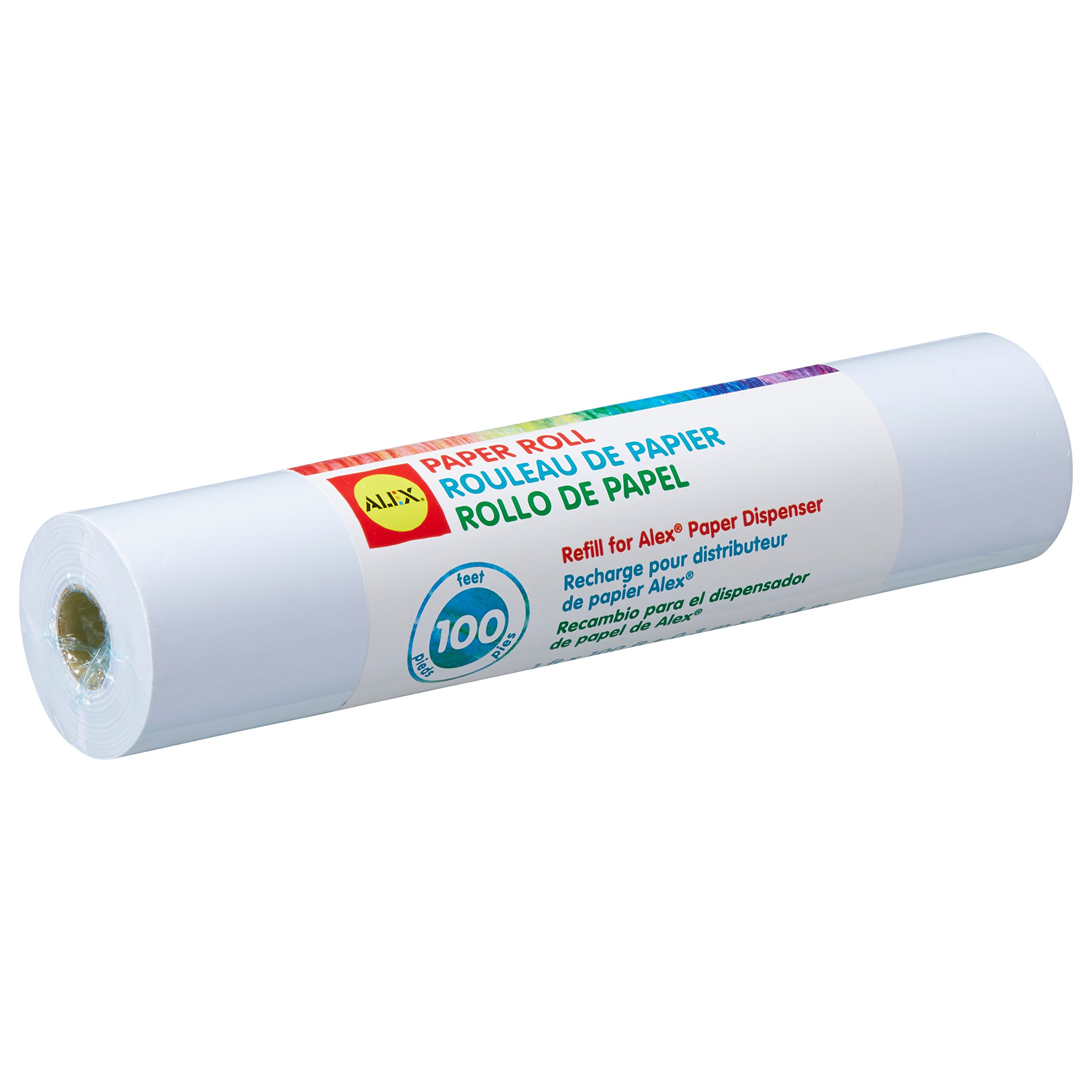 ALEX Toys Artist Studio 12 Inch Paper Roll - Premium Art Paper for Kids' Creative Projects | Perfect for Drawing, Painting & Crafting at Home or School
