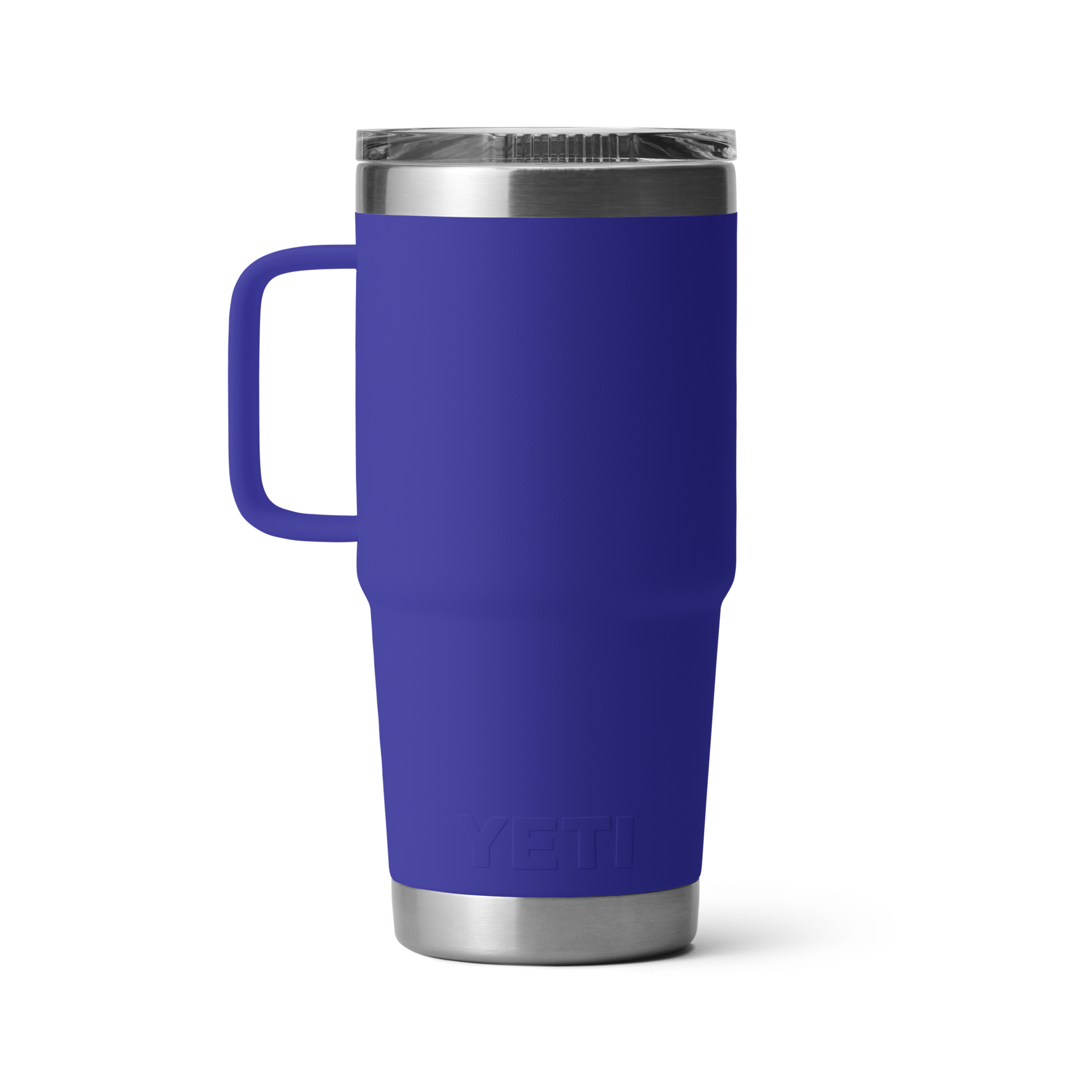 Yeti Rambler 20 oz Stainless Steel Travel Mug with Lid - Vacuum Insulated, Leak Proof, BPA Free - Perfect for Coffee, Tea & Hot/Cold Beverages - Ideal for Commuting, Camping & Outdoor Adventures (Offshore Blue)
