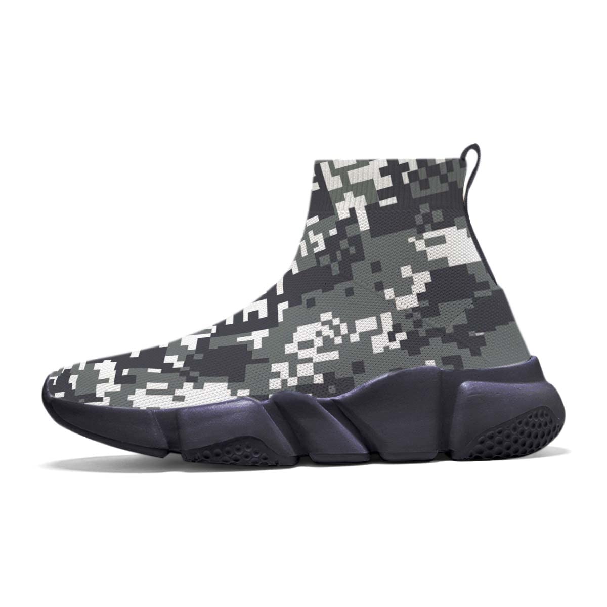 Hetios Men's Camouflage Running Shoes - Lightweight Breathable Walking Shoes for Workout & Casual Wear | Non-Slip Sock Sneakers for Gym, Hiking & Outdoor Activities