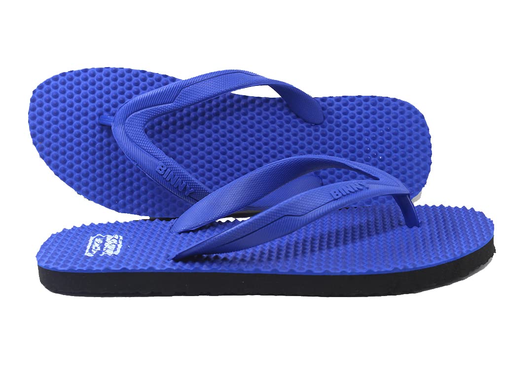 **Captooe Health Hawai Flip Flops for Men - Comfortable Beach Sandals, Non-Slip Sole, Lightweight & Durable (Blue, Size 6) - Perfect for Beach, Pool, and Vacation Wear**