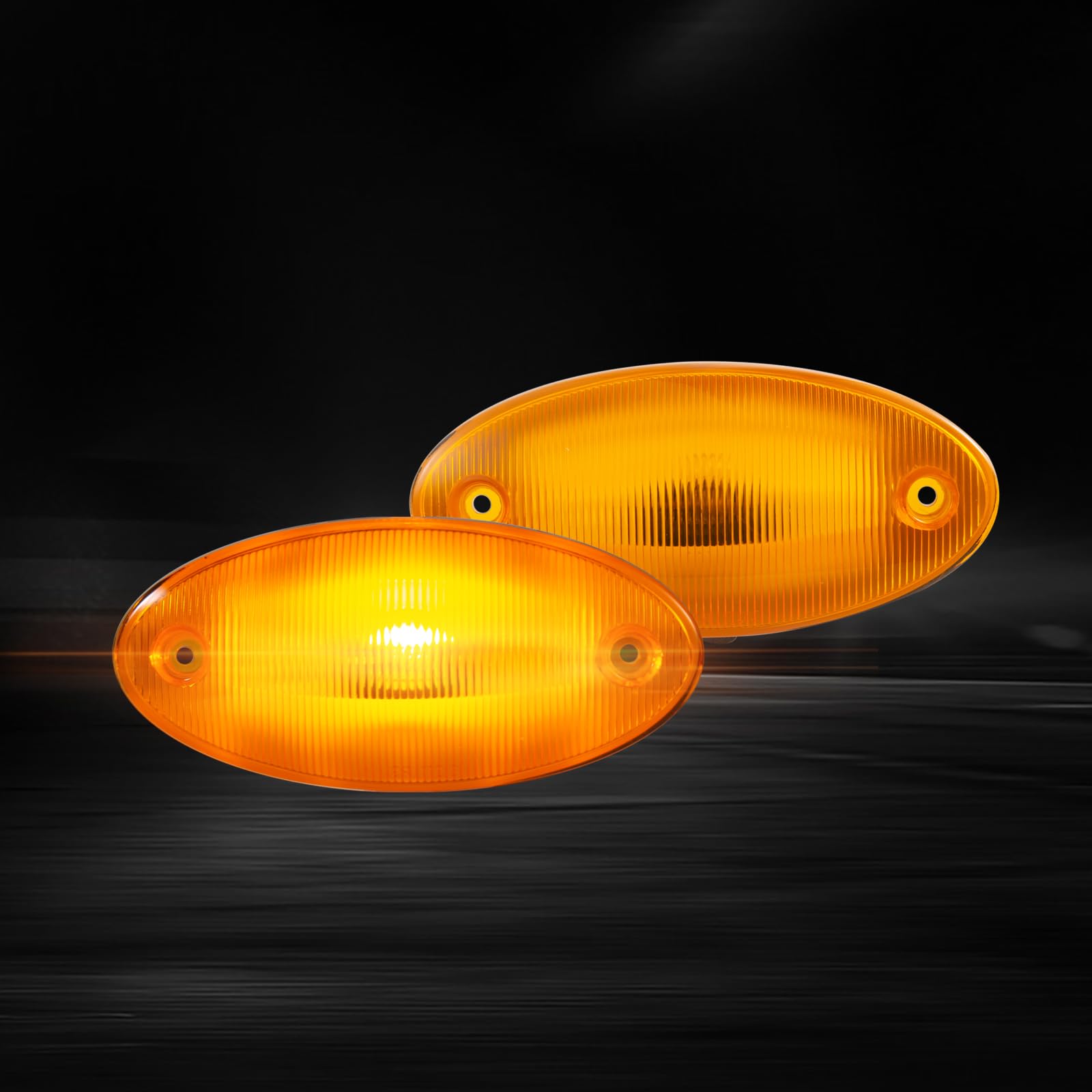 International Prostar Durastar Wokestar Cab Marker Light Kit with Bulb & Mounting Screws - Heavy Duty Truck Exterior Lighting for Enhanced Night Visibility & Safety