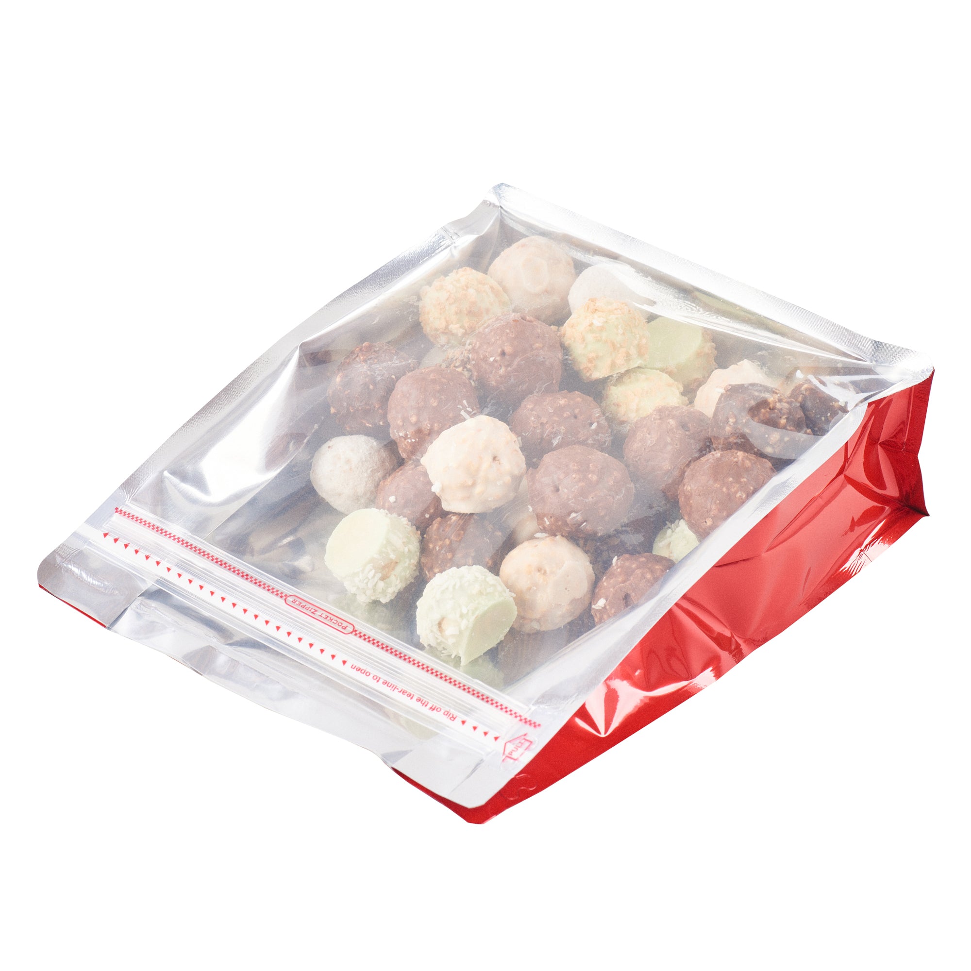 Premium Red Plastic Snack Bags - Large 9.5