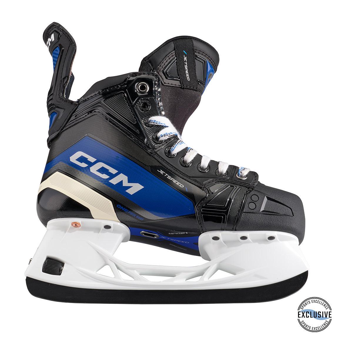 CCM Jetspeed XTRA Plus Senior Hockey Skates - Professional Ice Skating Shoes for Men & Women - Perfect for Hockey Games, Training & Ice Rink Performance