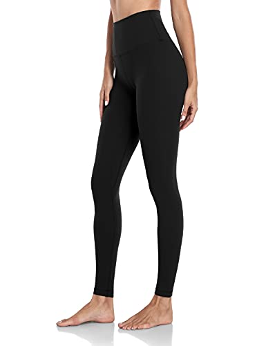 HeyNuts Essential Extra Long Leggings for Women - High Waisted Tummy Control Yoga Pants (31'' Inseam) - Perfect for Workouts, Running & Everyday Wear