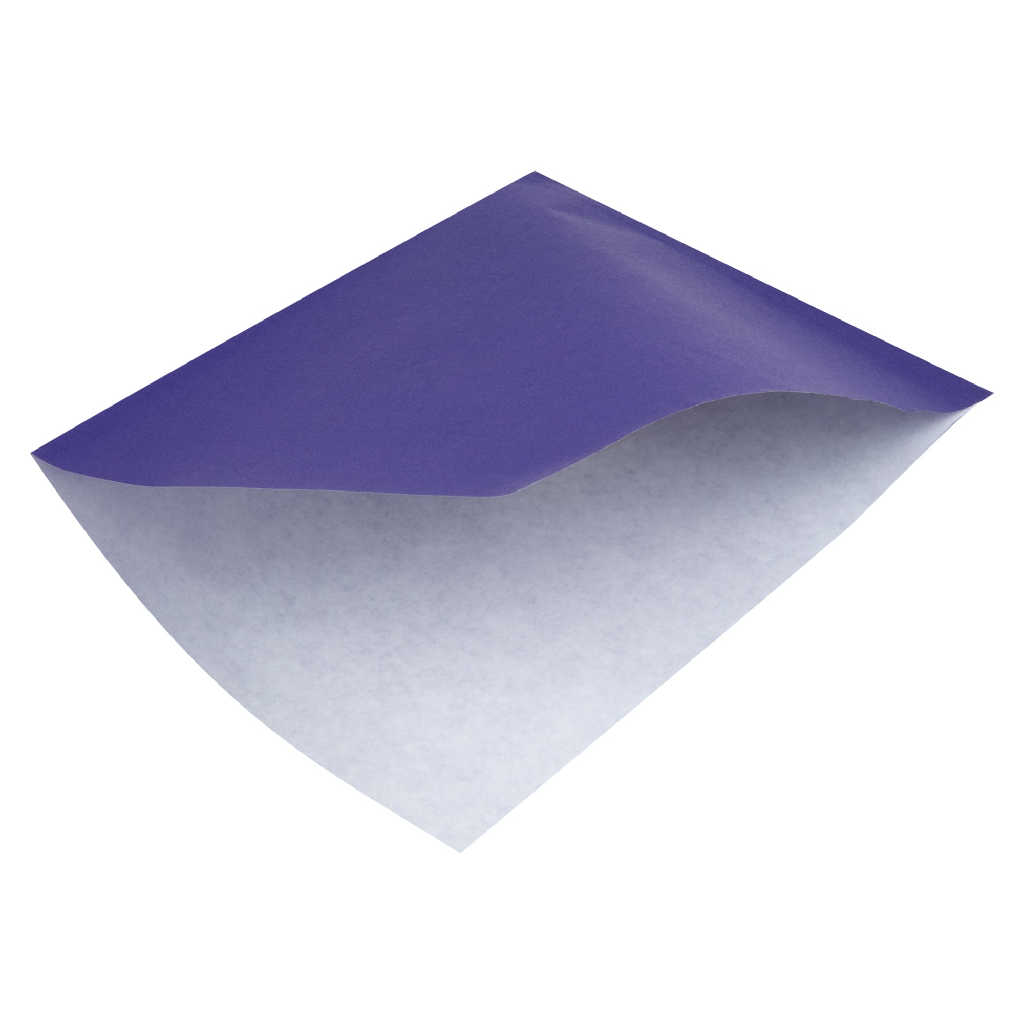 Purple Greaseproof Paper Bags - Small Double Open Food Bags (6.25