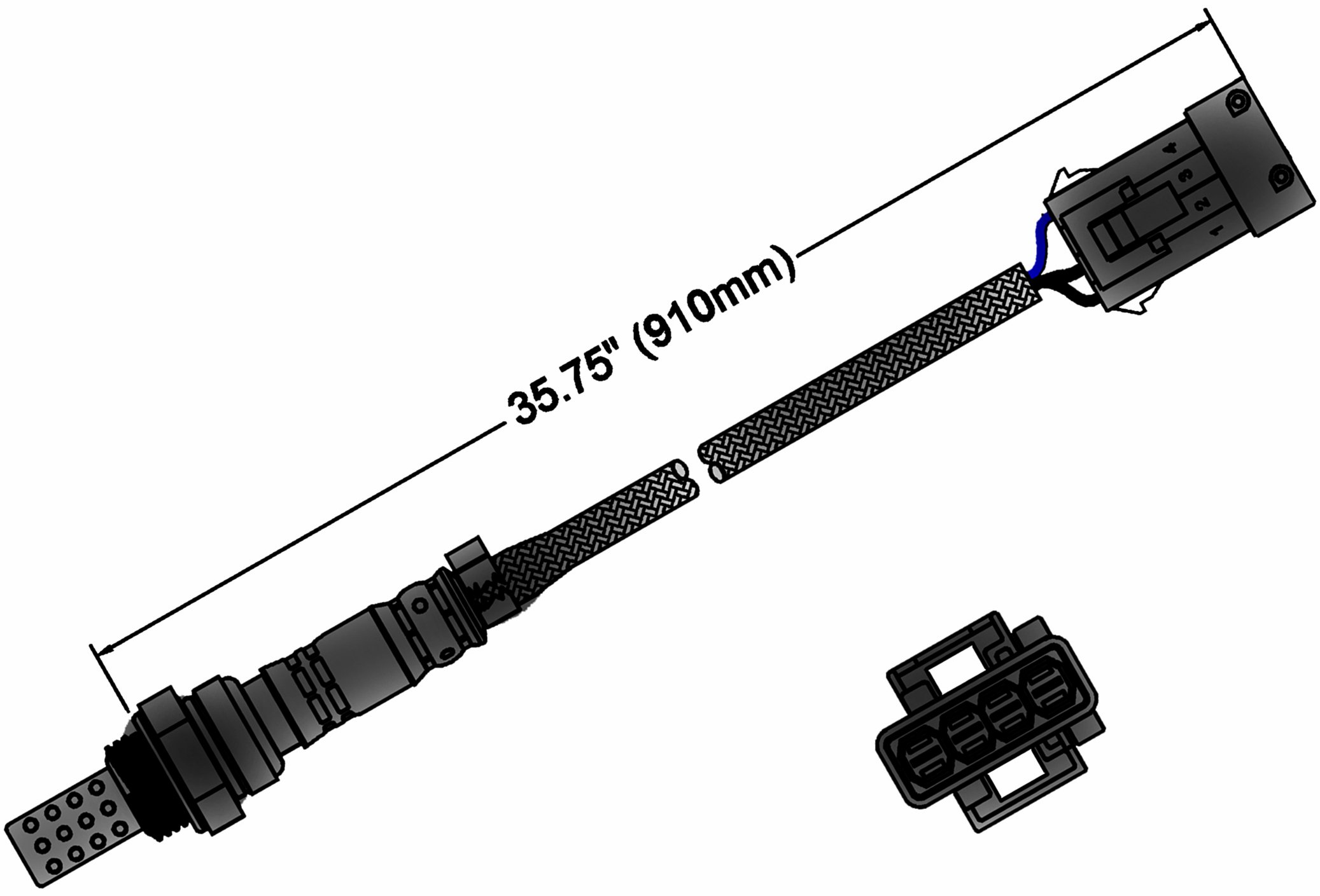ACDelco Professional 213-1271 Heated Oxygen Sensor - Compatible with GM Vehicles - Improves Fuel Efficiency & Engine Performance - Perfect for Engine Tuning & Emissions Testing