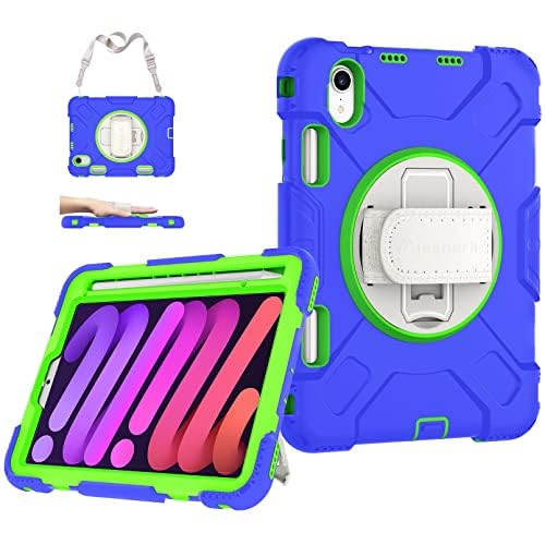 Military Grade Shockproof iPad Mini 7 Case (2024) - Heavy Duty Protective Cover for iPad Mini 7th/6th Gen 8.3