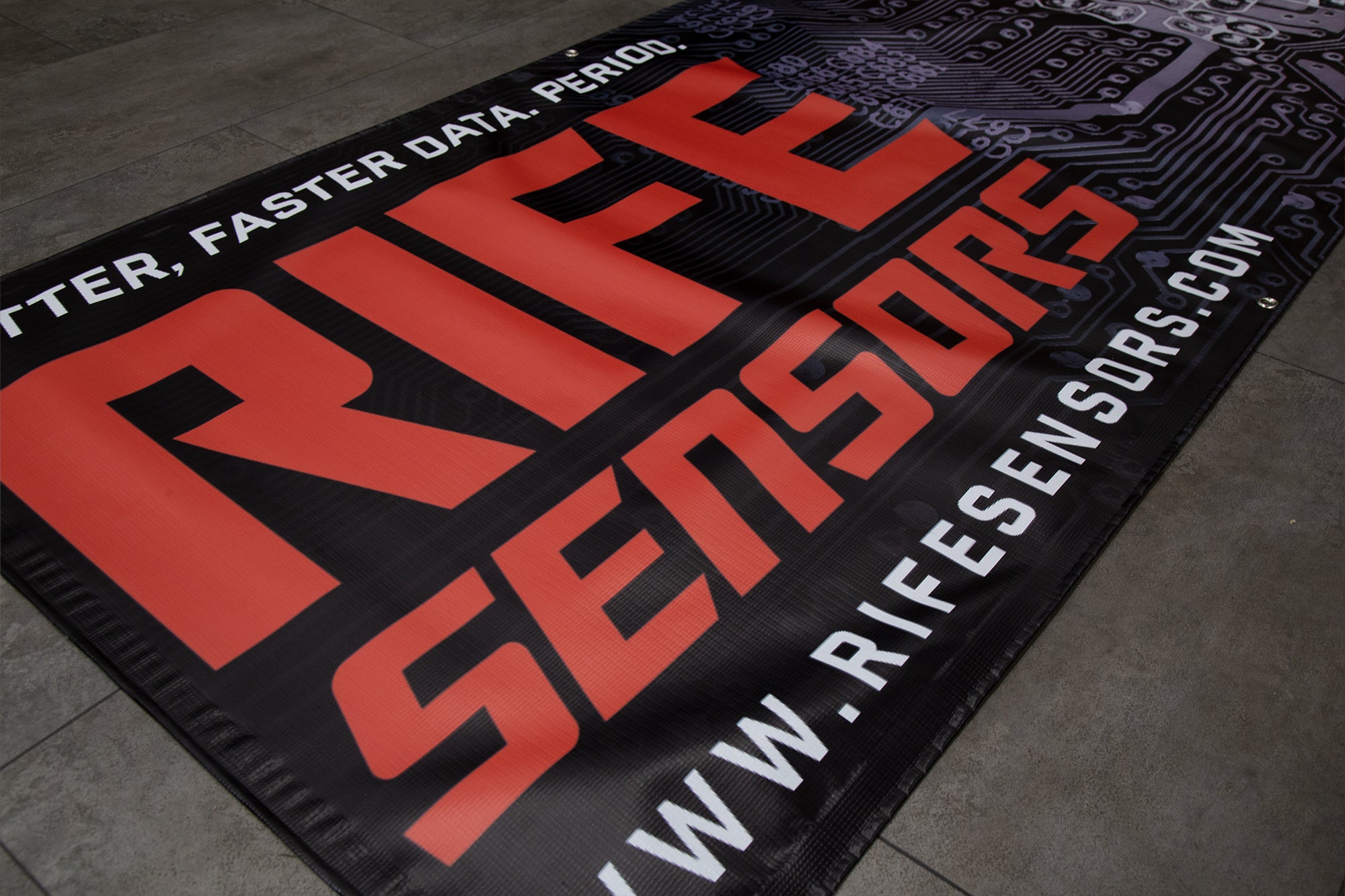 RIFE Sensors Shop Banner 3'x6' - Premium Vinyl Store Sign for Retail Display & Business Advertising | Perfect for Storefronts, Trade Shows & Promotional Events