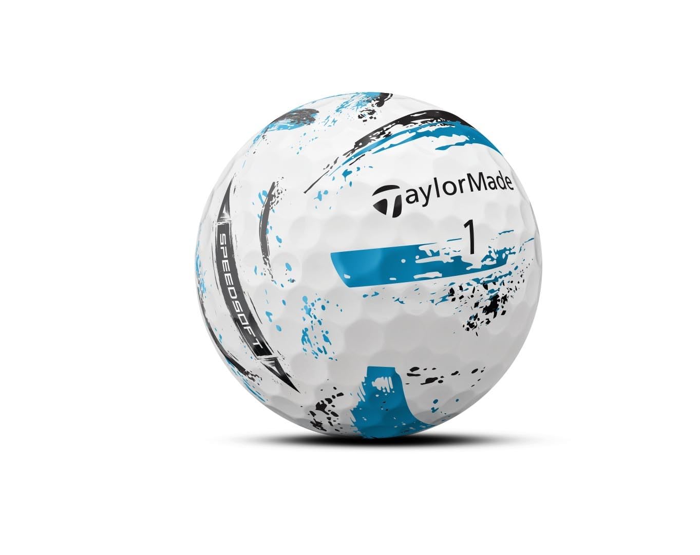 TaylorMade Speed Soft Ink Golf Balls - Premium High Performance Golf Balls for Distance & Control - Perfect for Practice, Tournaments & Casual Play