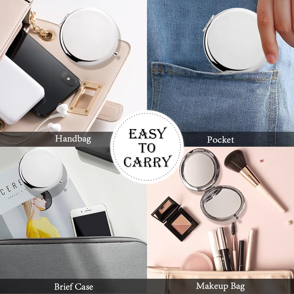 50th Birthday Gifts for Women - Funny Compact Makeup Mirror with 'Are You 50?' Design - Perfect Gift for 50-Year-Old Friends & Female Colleagues - Great for Birthday Parties, Retirement Celebrations & Milestone Gifts