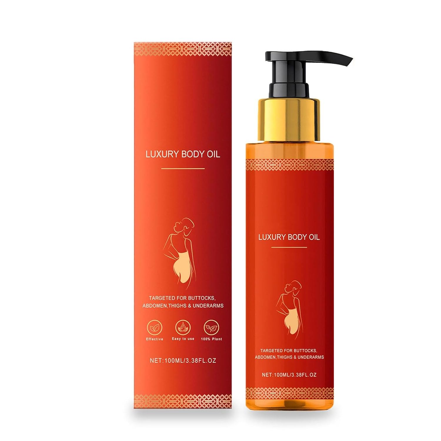 Firming Body Oil for Hydration & Skin Tightening - 3.38 fl oz Moisturizing Treatment for Arms, Legs & Full Body - Perfect for Post-Workout Recovery & Anti-Aging Skincare Routine