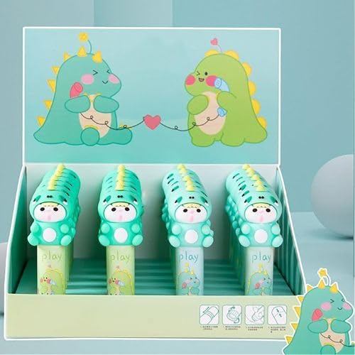 Non-Toxic Baby Dino Glue Sticks (2-Pack) - Safe Craft Adhesive for Kids DIY Projects, School Decorations & Art Supplies | Perfect for Scrapbooking, Classroom Activities & Holiday Crafts