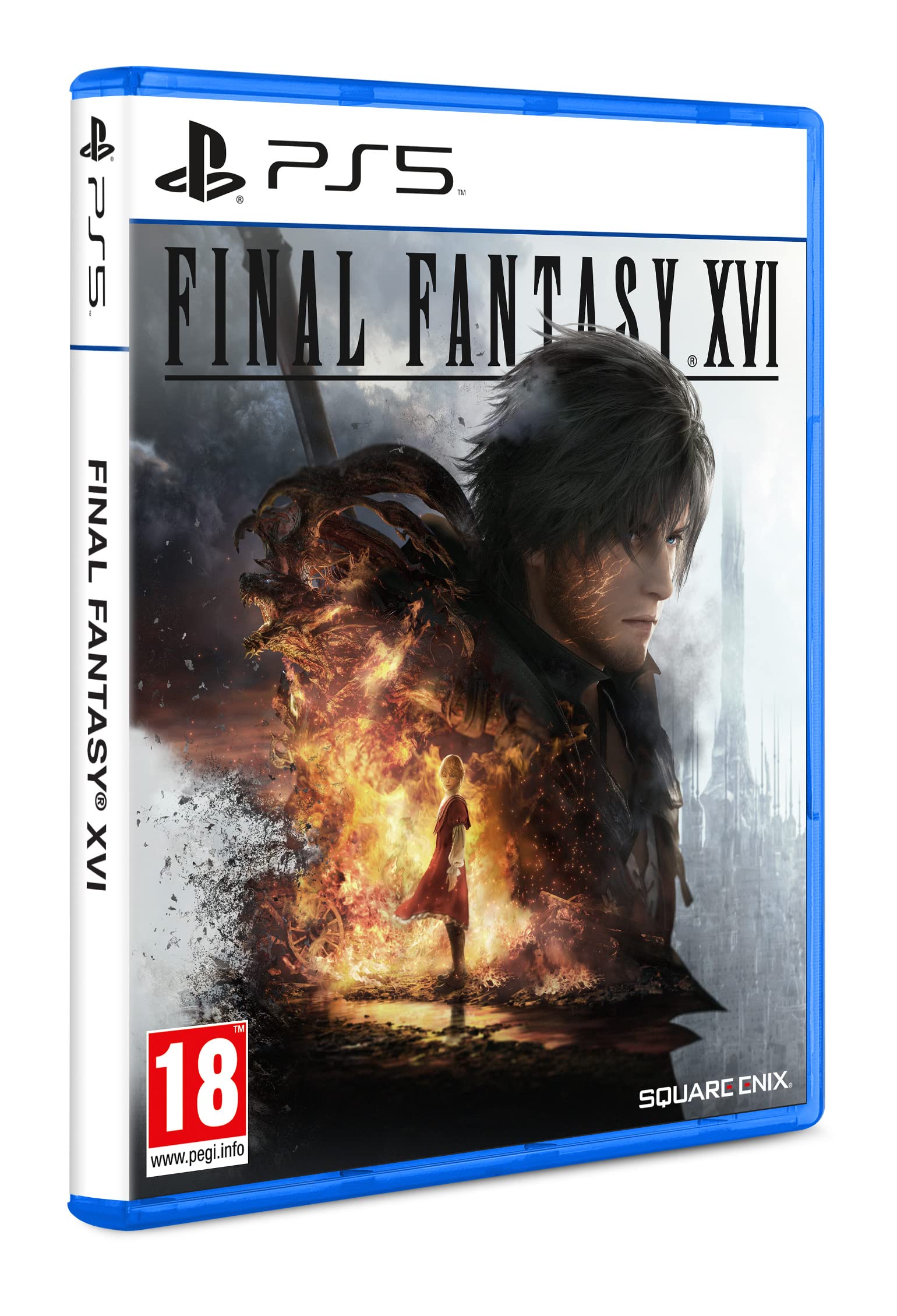 Final Fantasy XVI - Standard Edition (PlayStation 5) | Epic RPG Adventure Game for PS5 | Perfect for Fantasy Lovers & Action RPG Fans | Great for Solo Gaming & Story-Driven Experiences