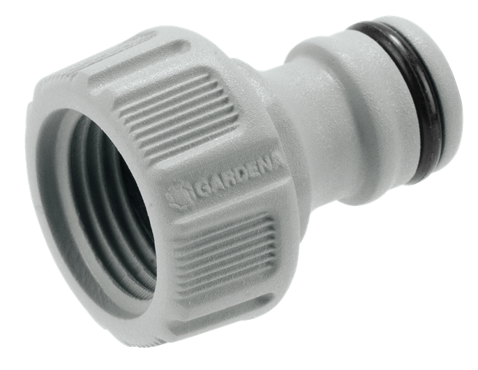 Gardena 21 mm (G 1/2) Tap Connector 18220-20 - High Quality Garden Hose Fitting for Outdoor Watering & Irrigation Systems