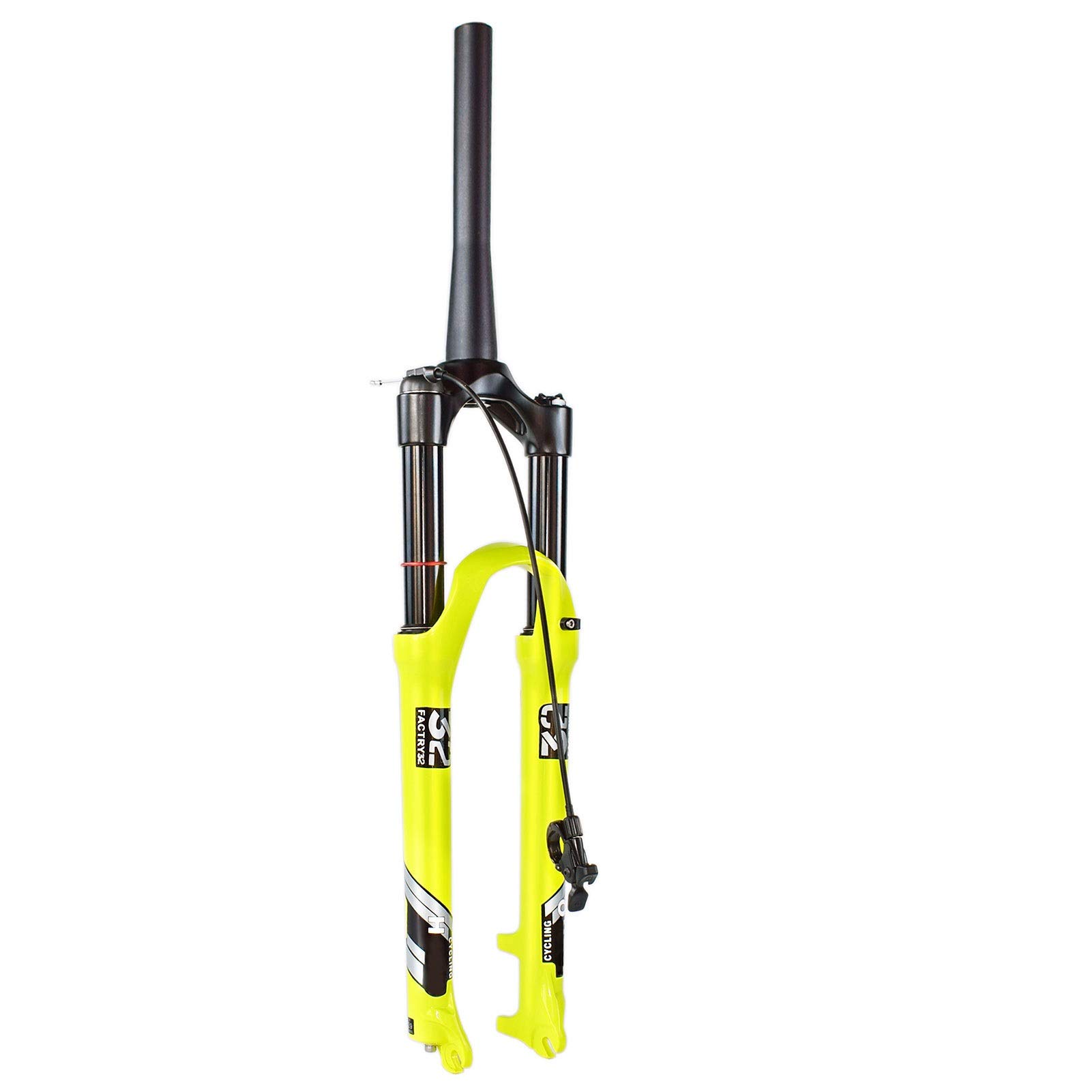 Premium Mountain Bike Air Fork - 26/27.5/29 Inch Magnesium Alloy Suspension Fork with 120mm Travel - Compatible with 1.5-2.45