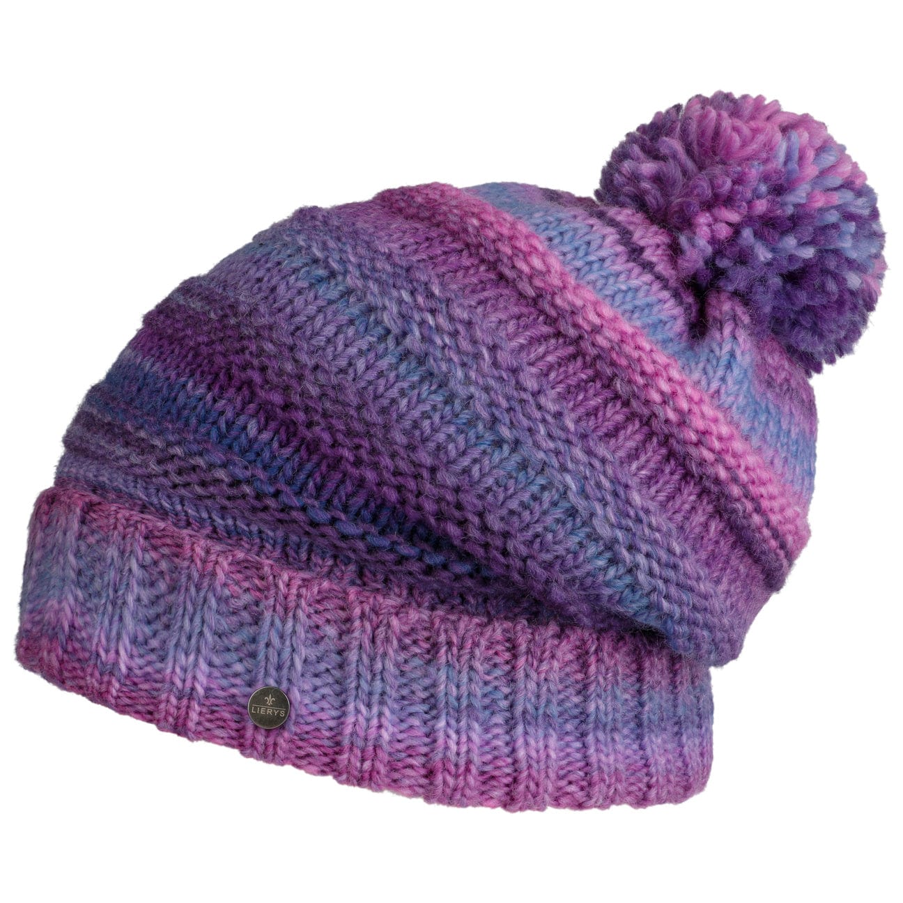 Lierys Faux Fur Pompom Beanie - Soft Winter Knit Hat for Women & Men - Cozy Cold Weather Accessory for Skiing, Snowboarding & Outdoor Activities