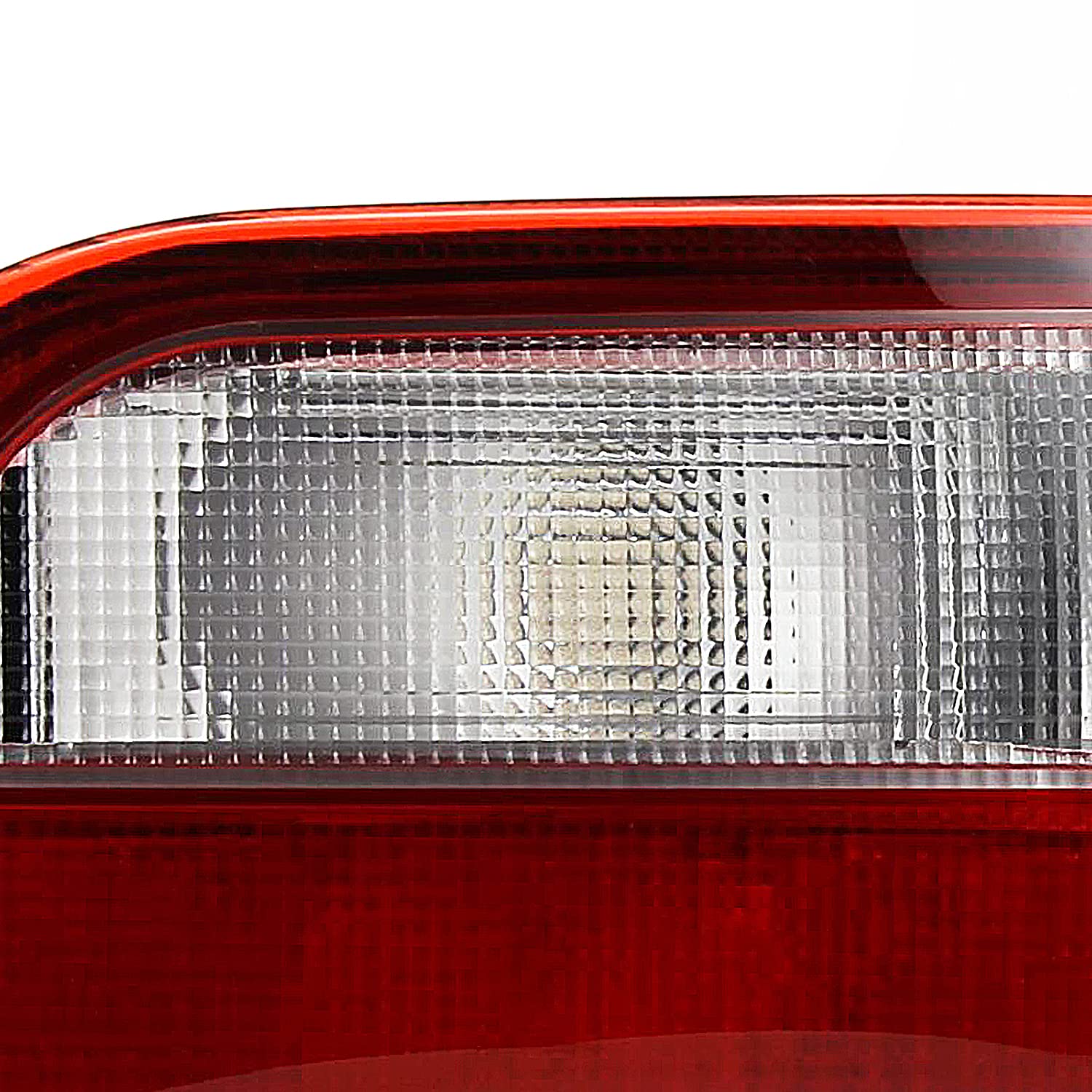 Spec-D Tuning Red Clear Lens Tail Lights for 1992-1995 Honda Civic 3-Door Hatchback - Left & Right Pair Assembly | Upgrade Your Car's Rear Lighting for Enhanced Style & Safety at Night