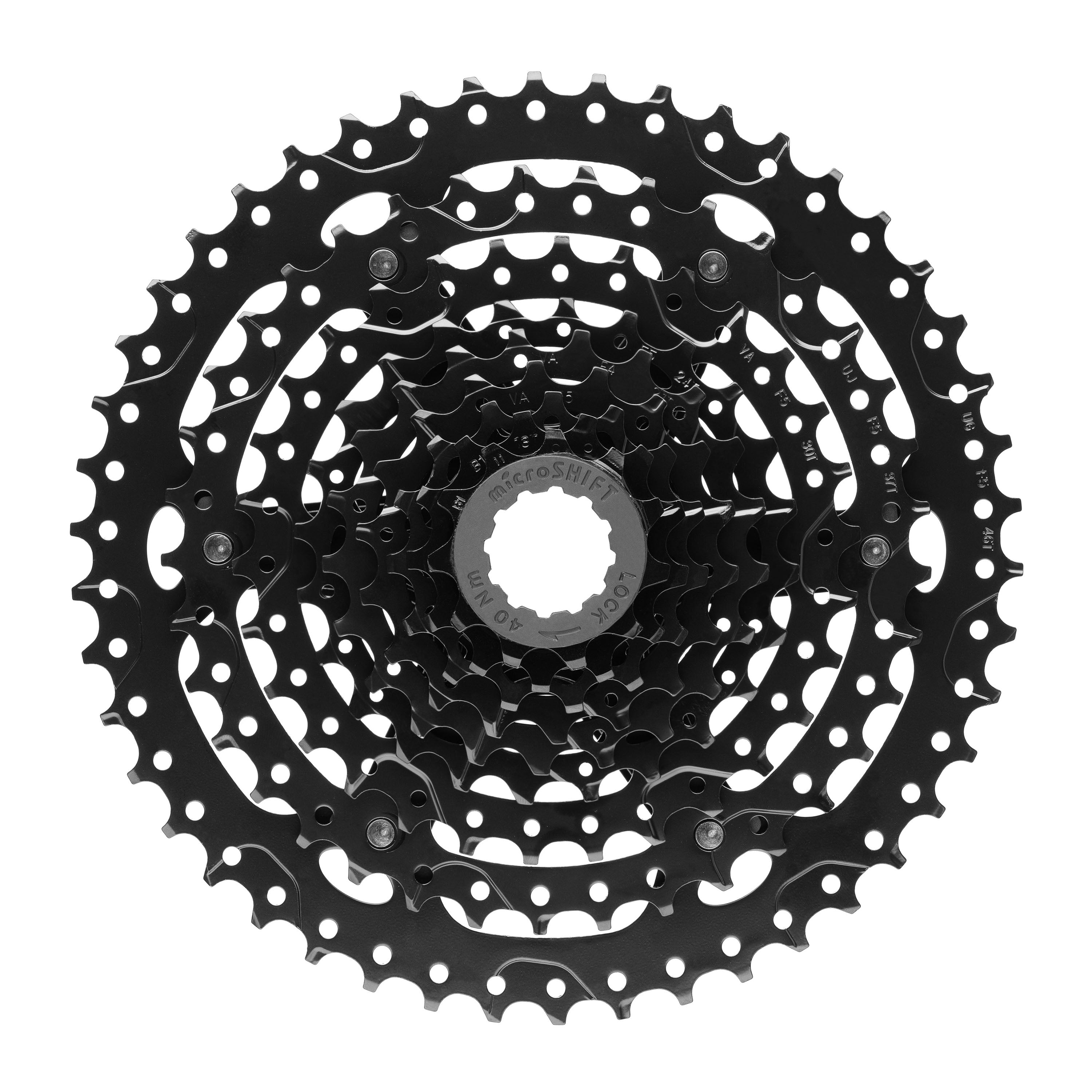 Advent H Series 9-Speed Bike Cassette 11-46T - Perfect for Mountain Biking, Road Cycling & Commuting