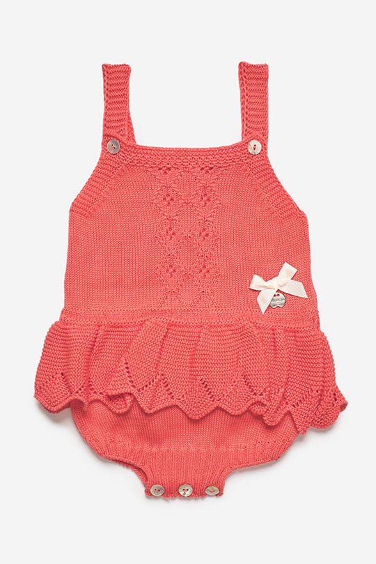 Kate Knit Tutu Romper for Baby Girls - Soft & Stretchy Knit Bodysuit with Fluffy Tutu Skirt - Perfect for Photo Shoots, Birthday Parties & Special Occasions
