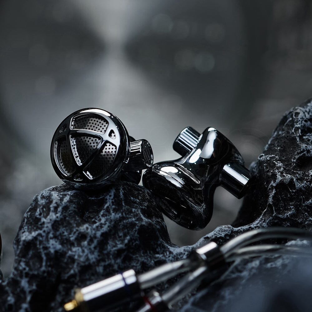 BGVP DX7 Flagship Tunable Flat Head Earbuds - High Fidelity Sound, Detachable Cable, Comfort Fit - Perfect for Audiophiles, Commuting & Workout Sessions