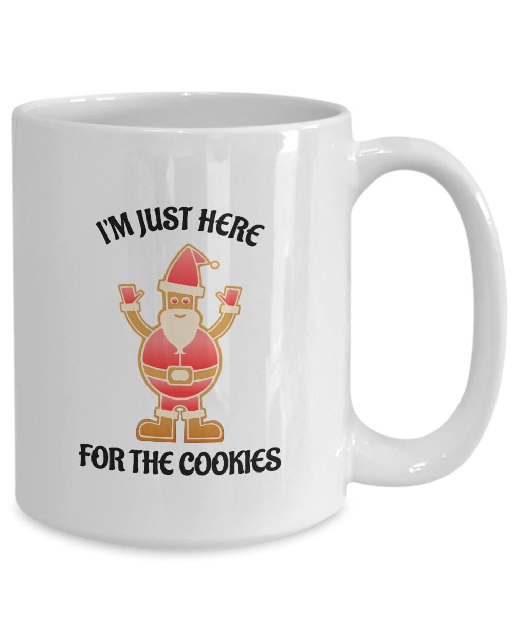 Santa Mug for Cookies - Holiday Gift & Coffee Cup for Christmas