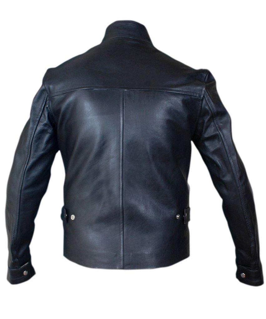 F&H Men's Fast & Furious Vin Diesel Genuine Leather Biker Jacket - Premium Motorcycle Outerwear for Riding & Casual Style