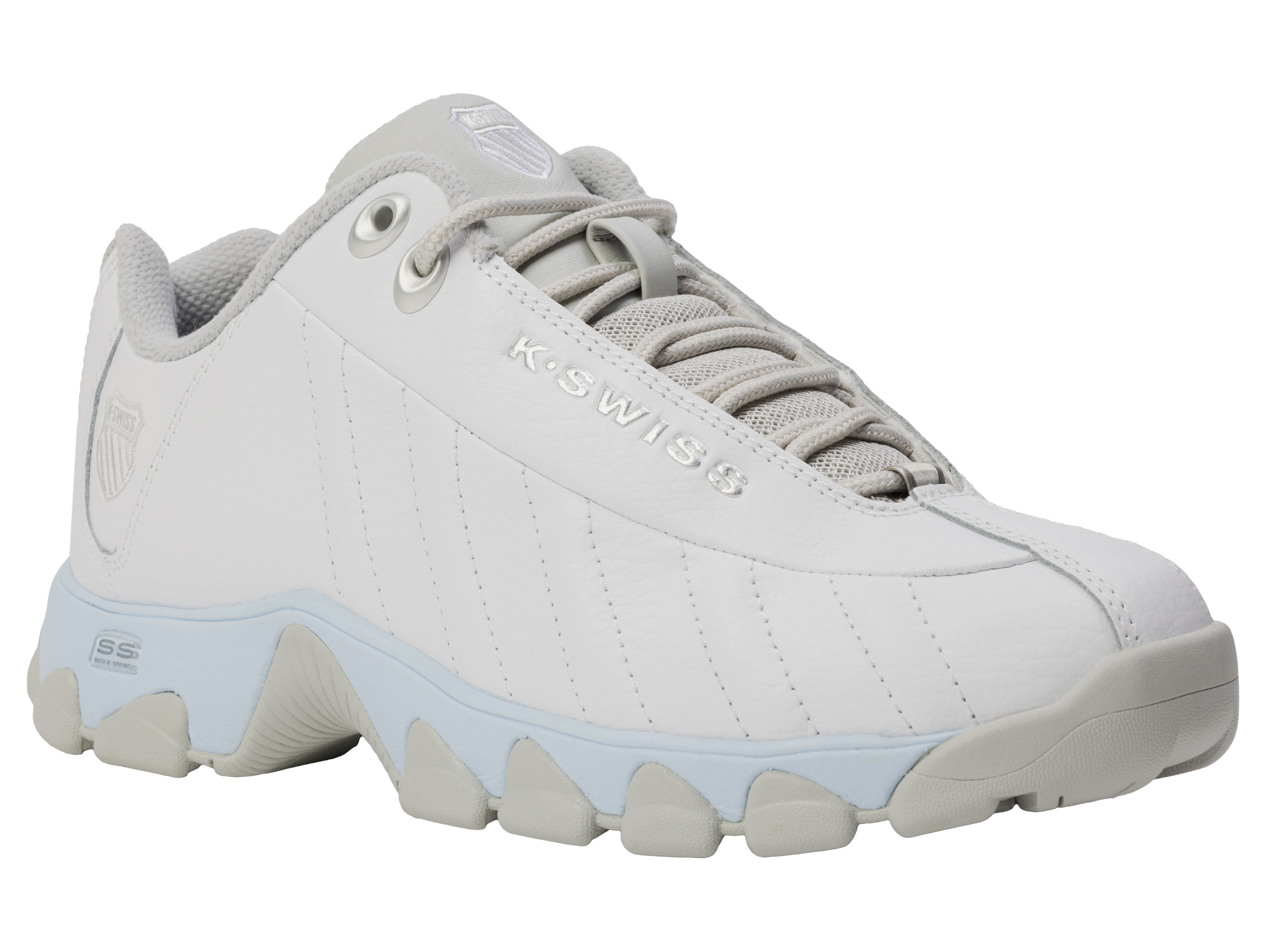 ST329 CMF White Gray Ice Blue Running Shoes for Men - Lightweight Comfortable Athletic Sneakers for Jogging, Gym Workouts & Outdoor Activities