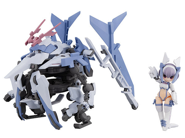 Desktop Army Vol 34 F 616s Ferir Nabbit & Machine Fenrir Action Figure - Collectible Anime Model Kit for Display & Battle Scenes