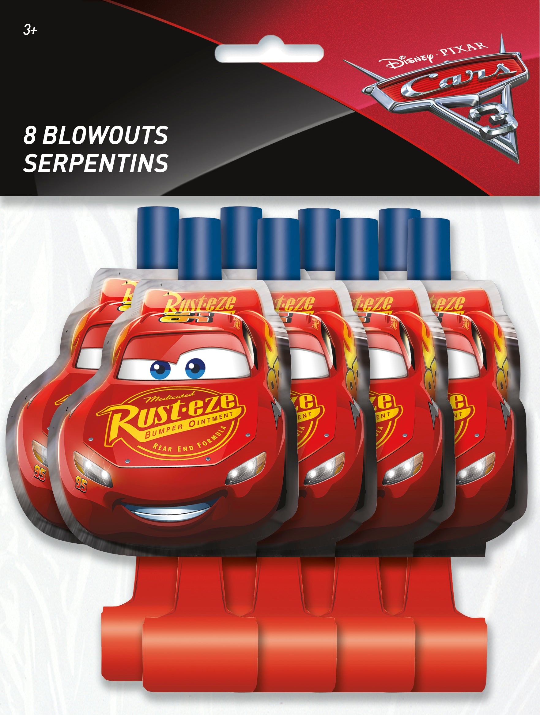 Disney Pixar Cars 3 Die-Cast Metal Toy Cars 8-Pack - Collectible Character Vehicles for Kids, Perfect for Playtime, Birthday Gifts & Movie-Themed Collections