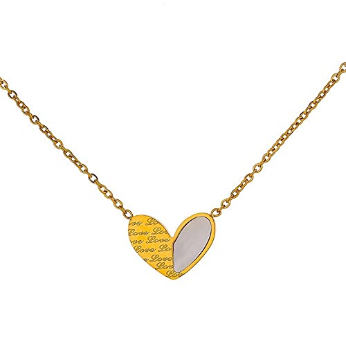 Heart Shell Necklace - Mother of Pearl Heart Pendant, Elegant Love Jewelry Gift for Her | Perfect for Valentine's Day, Anniversary, Birthday & Special Occasions