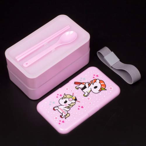 Tokidoki Bento Box - Cute Japanese Lunch Box for Kids & Adults | Microwave & Dishwasher Safe | Perfect for School, Office & Picnics