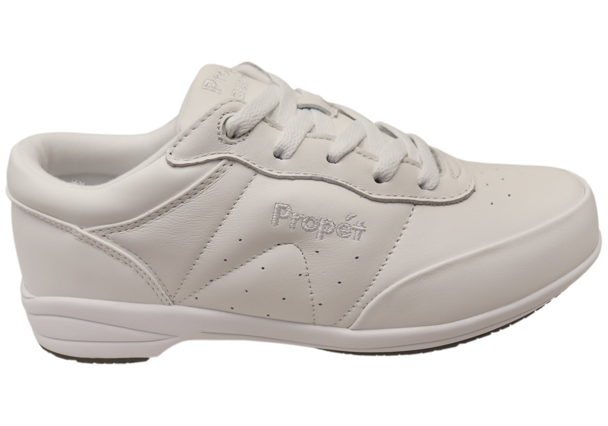 Propet Women's Washable Walker Leather Comfortable Wide Fit Shoes - Supportive & Breathable for All-Day Wear - Perfect for Nursing, Elderly Care & Post-Surgery Recovery