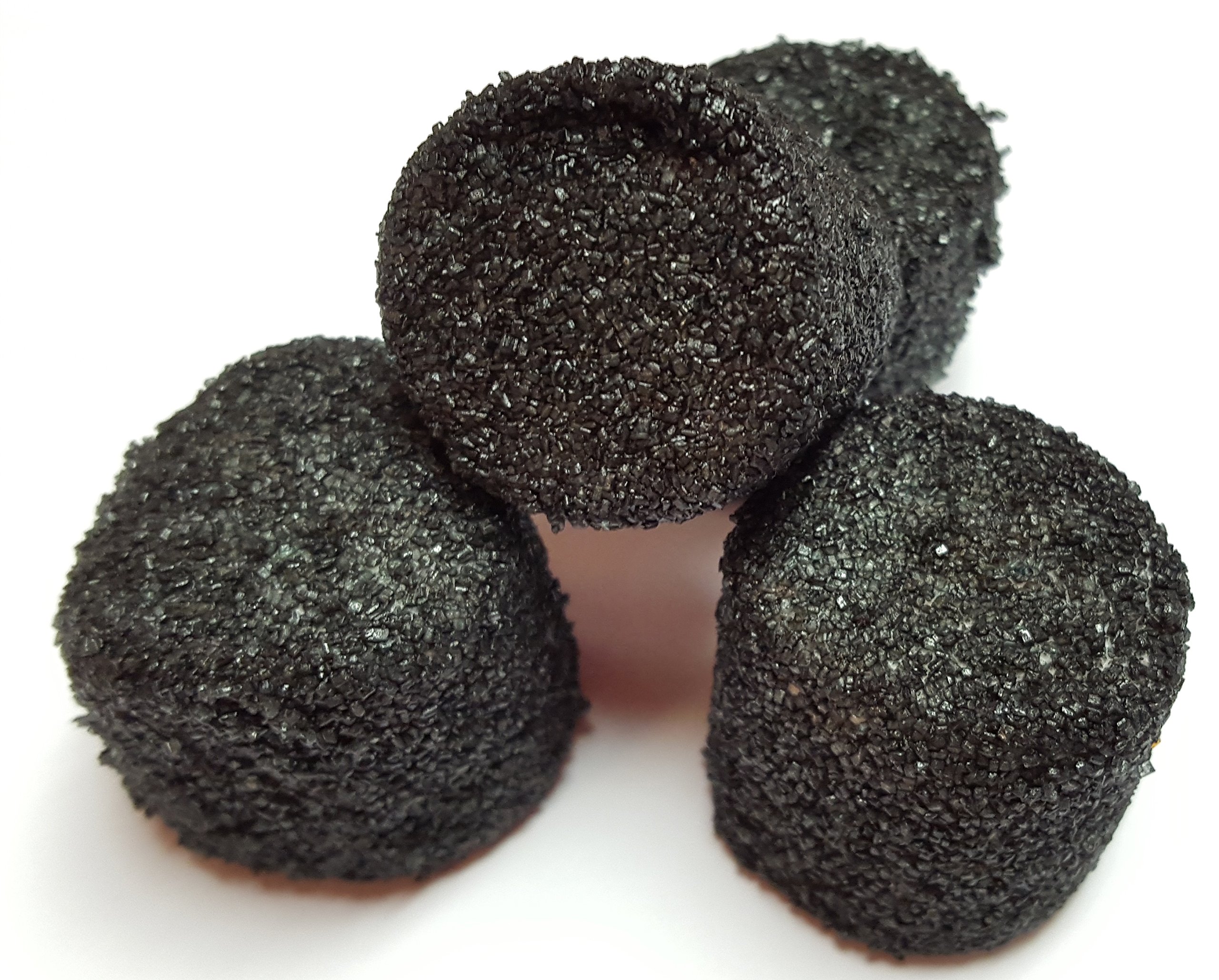 Organic Black Sugared Marshmallows 1 Pound Bag - Sweet Baking Topping for Hot Cocoa, Desserts & Campfire S'mores