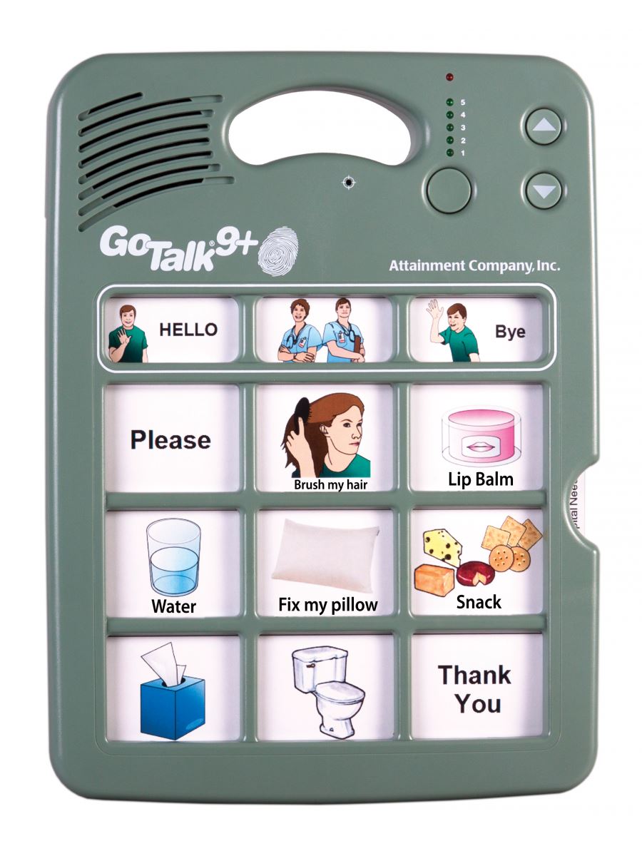 Go Talk 9+ Lite Touch AAC Communication Device - Portable Speech Generating Device for Special Needs, Autism & Nonverbal Children - Home, School & Therapy Use