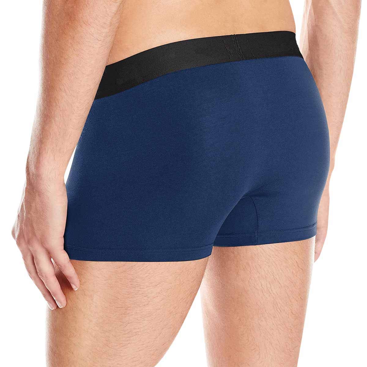 Custom Face Boxer Briefs for Men - Personalized Valentine's Day Underwear with Watermelon Red Design - Perfect Gift for Him, Couples Matching Underwear & Romantic Occasions