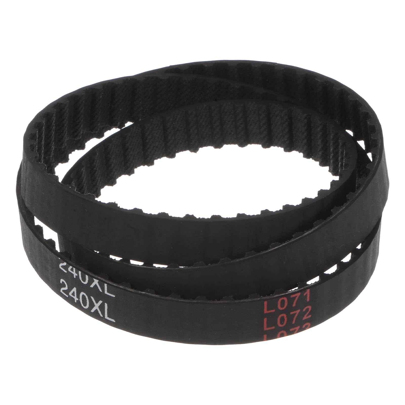 uxcell 240XL 037 Timing Belt - 120 Teeth Rubber Geared Cogged Belt, 0.37