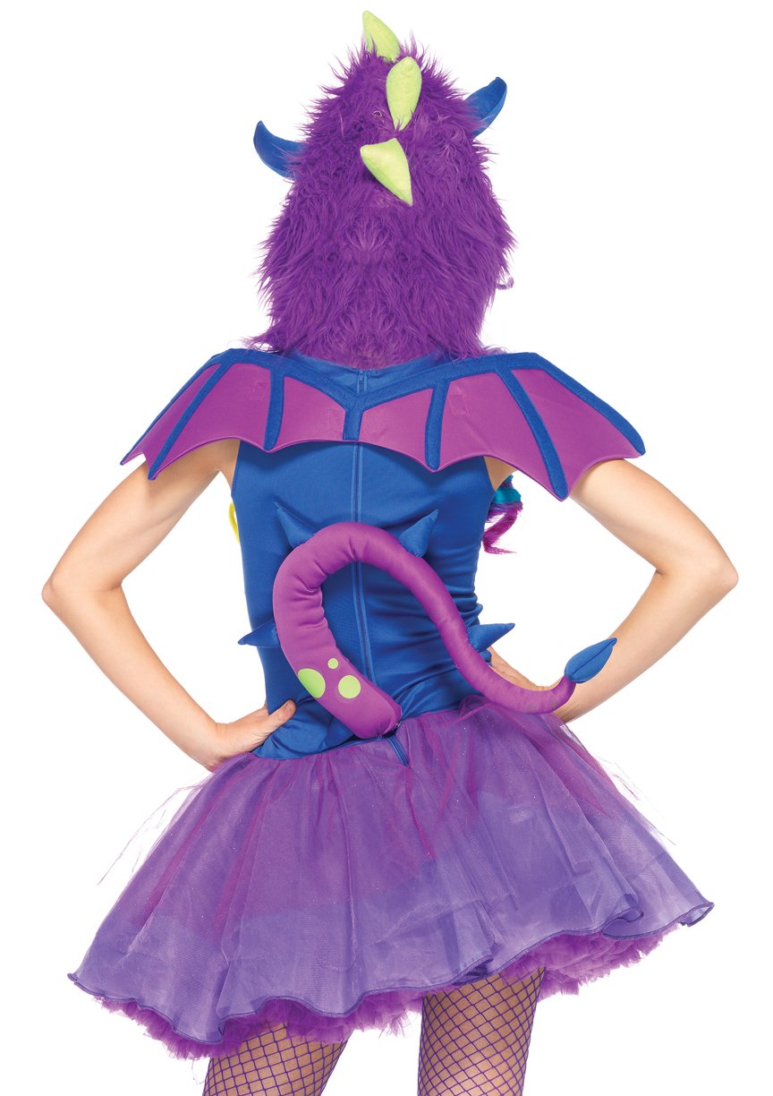 Leg Avenue Women's Darling Dragon Costume - Sexy Halloween Costume for Women, Cosplay Outfit, Fantasy Dress Up Party Wear - Perfect for Halloween, Cosplay Events, Themed Parties & Costume Contests