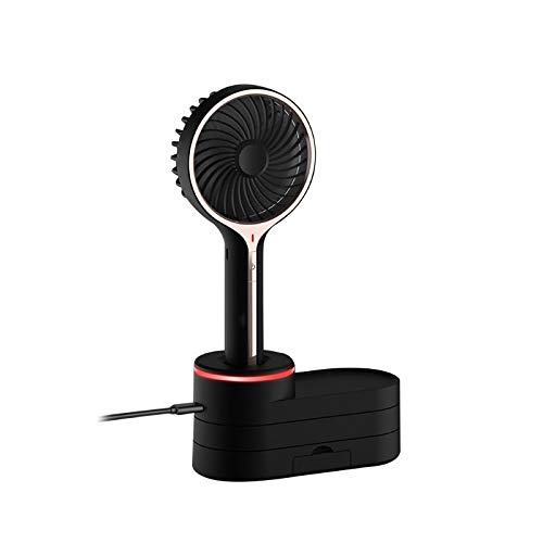 YCZDG Mini Handheld Fan - USB Rechargeable Personal Desk Fan, Portable Table Fan for Office & Home Use, Quiet Cooling Fan with 3 Speeds (Blue) - Perfect for Travel, Dorm, Camping & Outdoor Activities