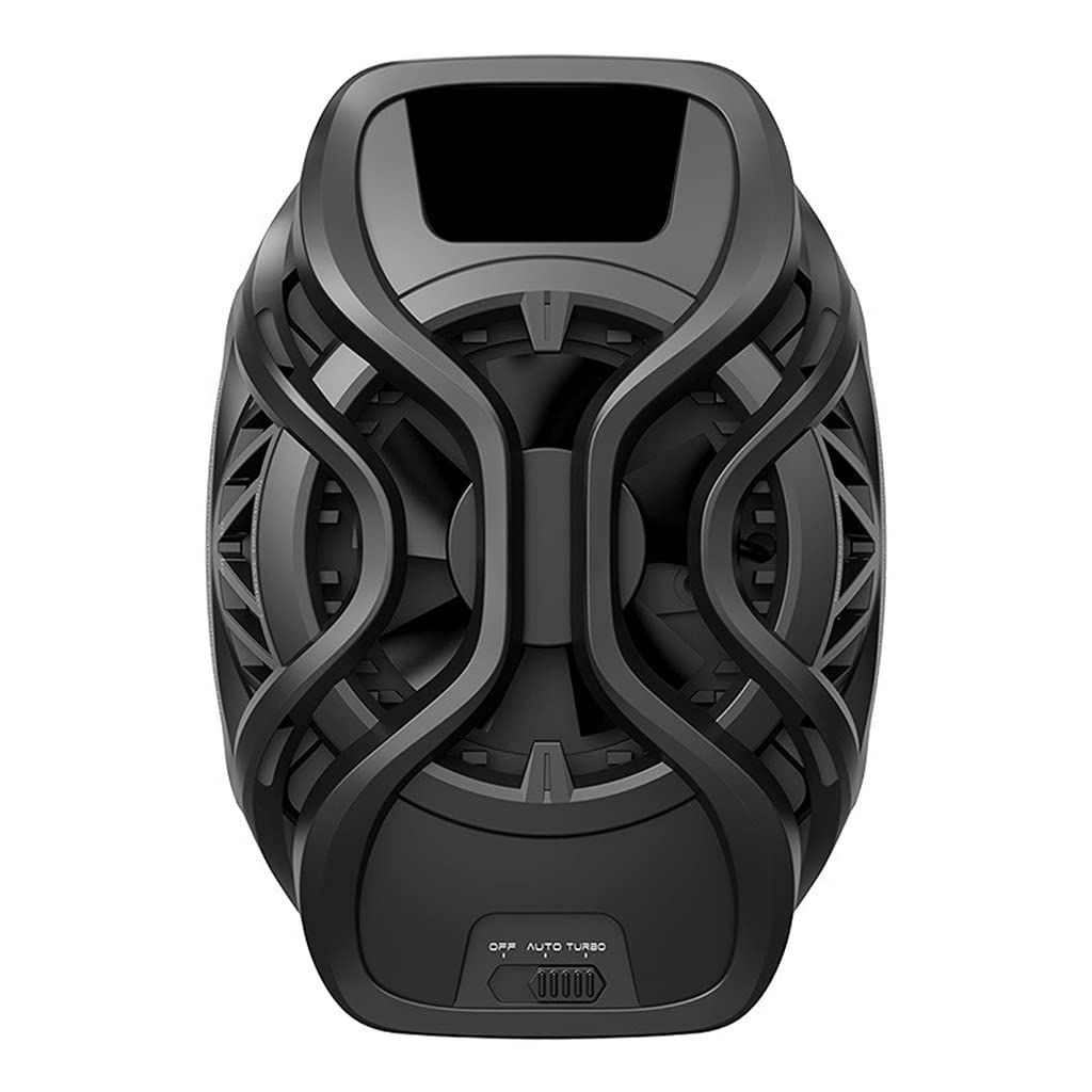 Universal Mobile Phone Cooler - Portable Refrigerator Cooling Radiator for Gaming Phones, PUBG, Fortnite & Call of Duty - Phone Cooling Fan with Adjustable Holder (Color: Black) - Perfect for Long Gaming Sessions & Overheating Prevention