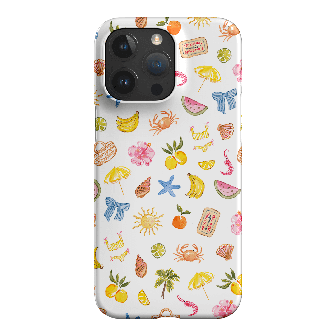 Summer Icons Phone Case - Trendy & Durable iPhone Cover for Summer Vibes - Perfect for Beach, Pool & Outdoor Adventures