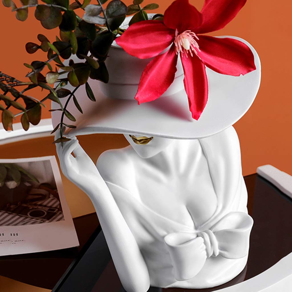 Modern Ceramic Table Centerpiece Vases - Elegant Home Decor for Living Room, Cafe & Office - Perfect Gift for Housewarming, Wedding & Special Occasions