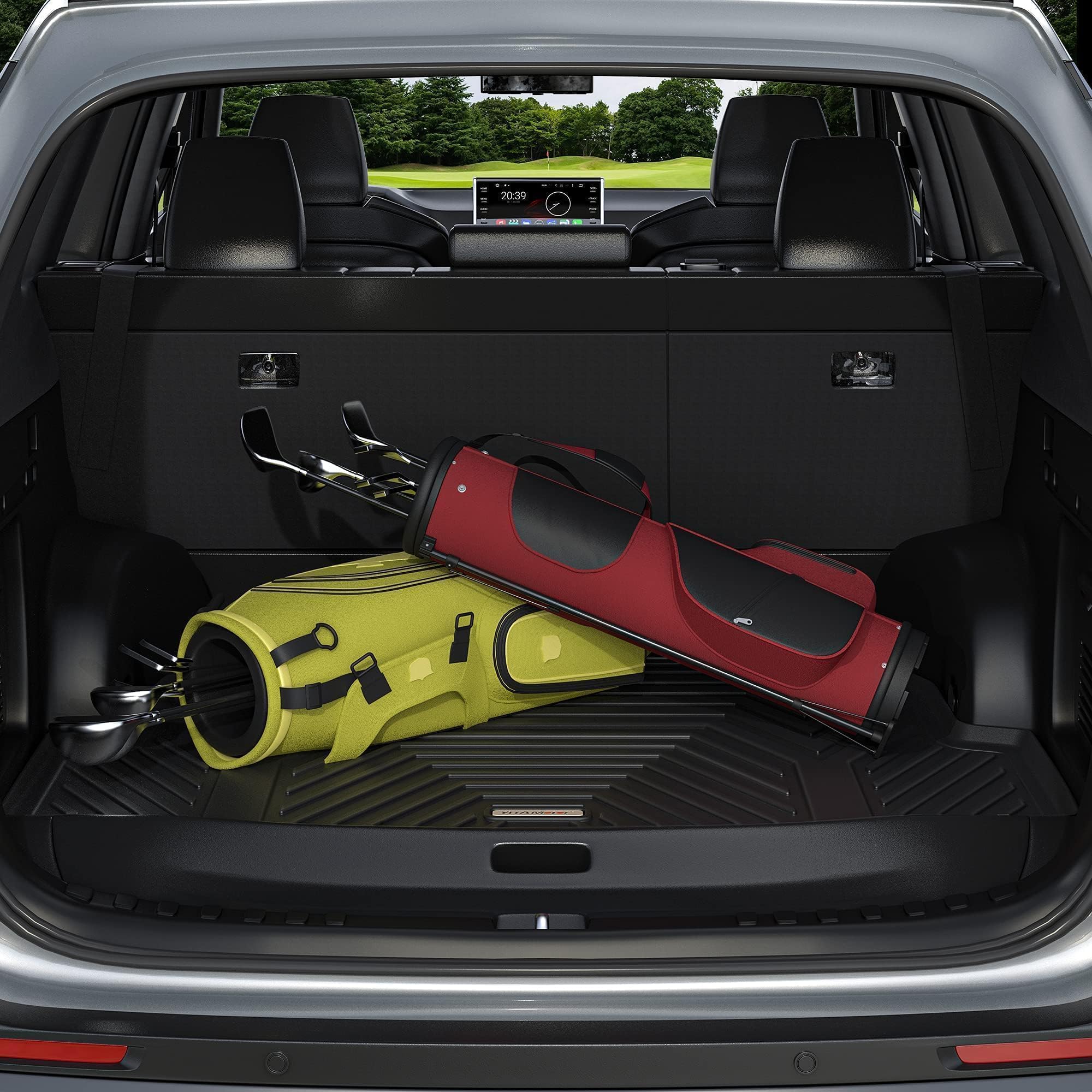 2020-2025 Hyundai Palisade Custom Fit TPE Floor Mats & Cargo Liner Set - 3 Row All-Weather Protection for SUV, Truck & Family Vehicles | Perfect for Road Trips, Daily Commute & Outdoor Adventures