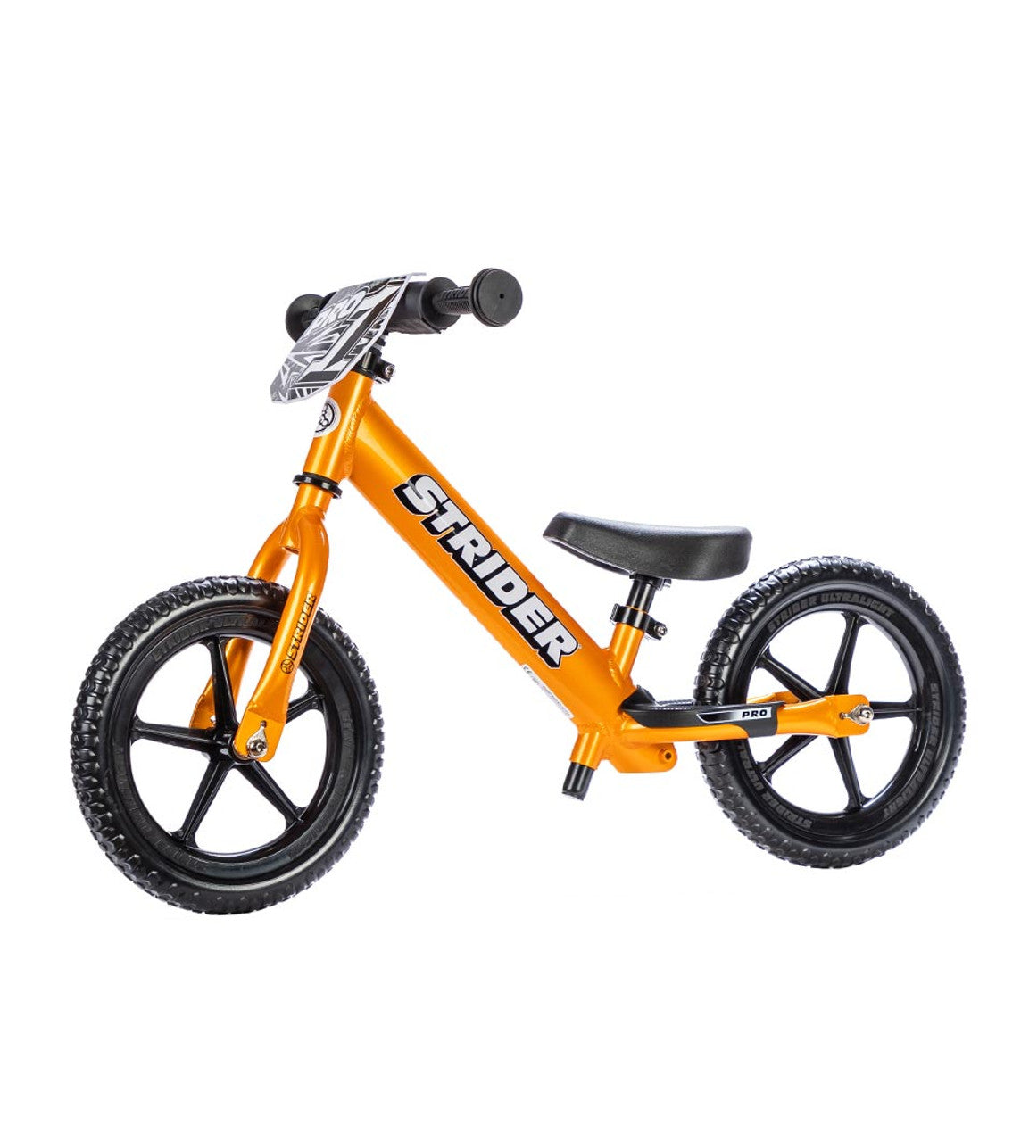 Strider 12 Pro Balance Bike for Kids Ages 1.5-5 Years - Lightweight Aluminum Frame No Pedal Toddler Bike for Learning to Ride - Perfect for Backyard, Park & Neighborhood Riding