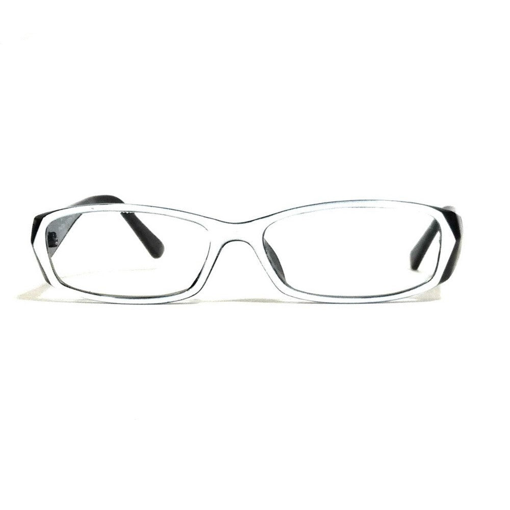 Anti-Blue Light Computer Glasses for Men & Women - White Frame with Anti-Glare Coating 2708Wh - Reduce Eye Strain for Gaming, Office Work & Screen Time