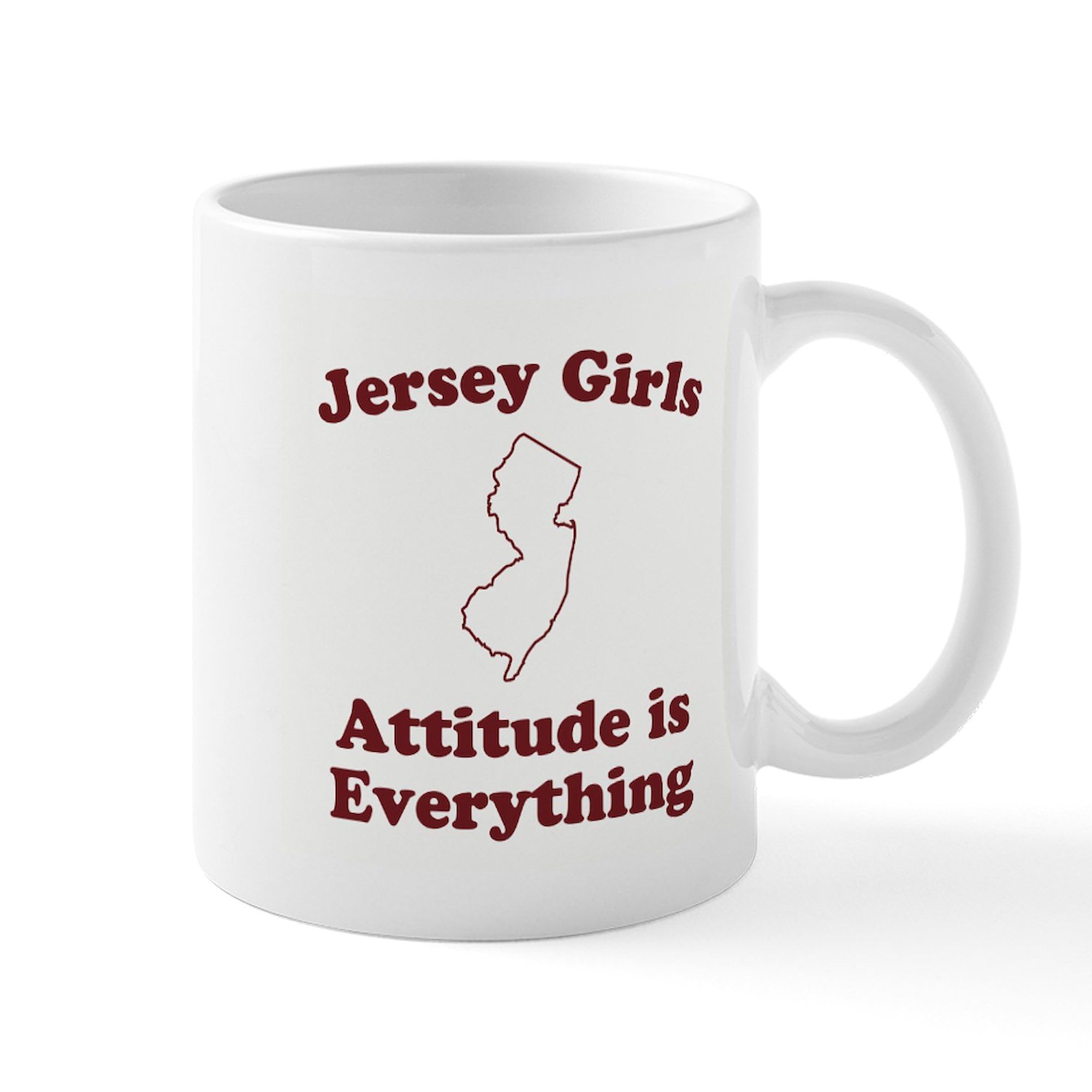 Jersey Girls Mug - 11 oz (325 ml) Ceramic Coffee Cup for Tea & Hot Drinks - Perfect Gift for Women, Best Friends & Jersey Lovers - Ideal for Home, Office & Coffee Shops