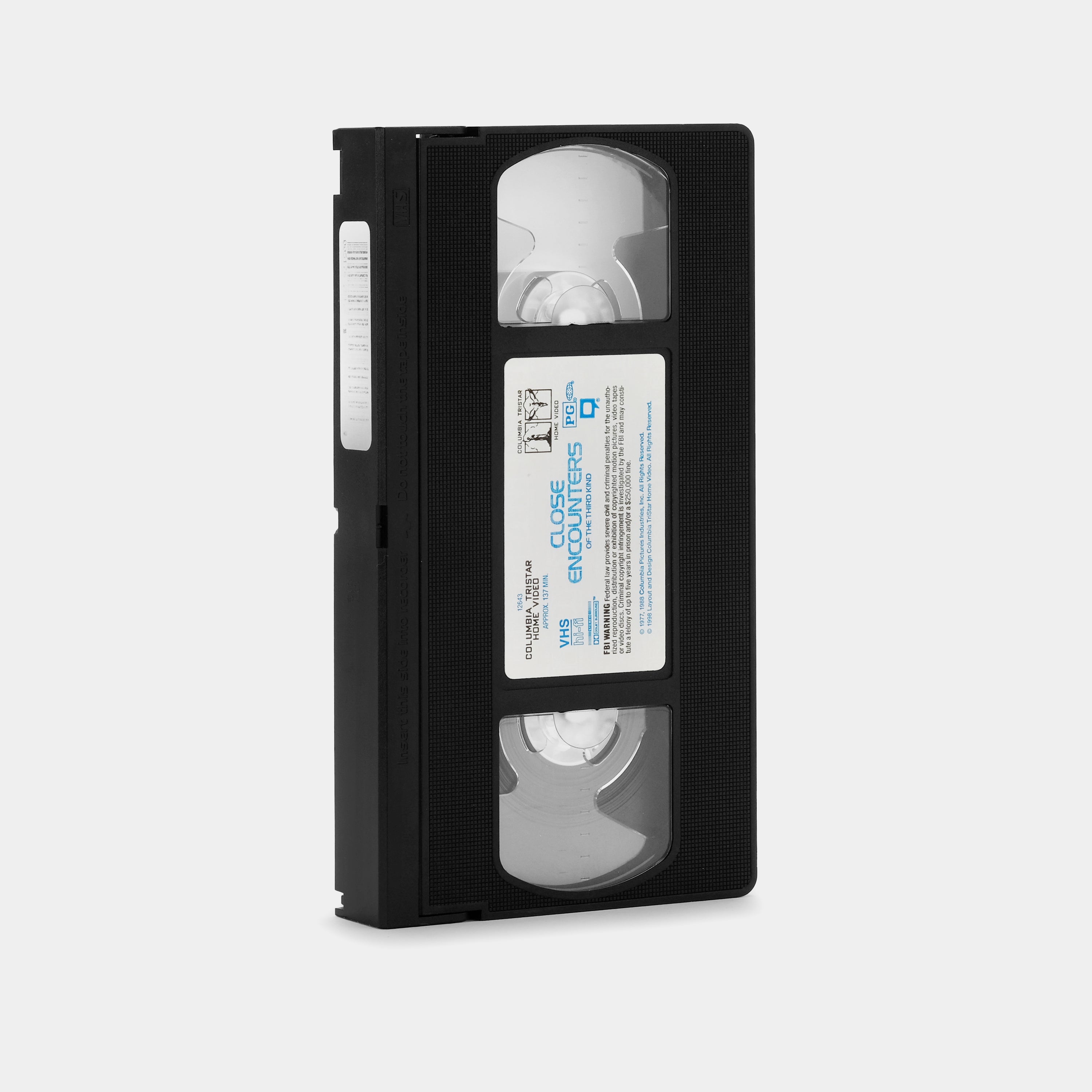 Close Encounters of the Third Kind Collector's Edition VHS Tape - Classic Sci-Fi Movie for Home Theater & Nostalgic Film Collectors