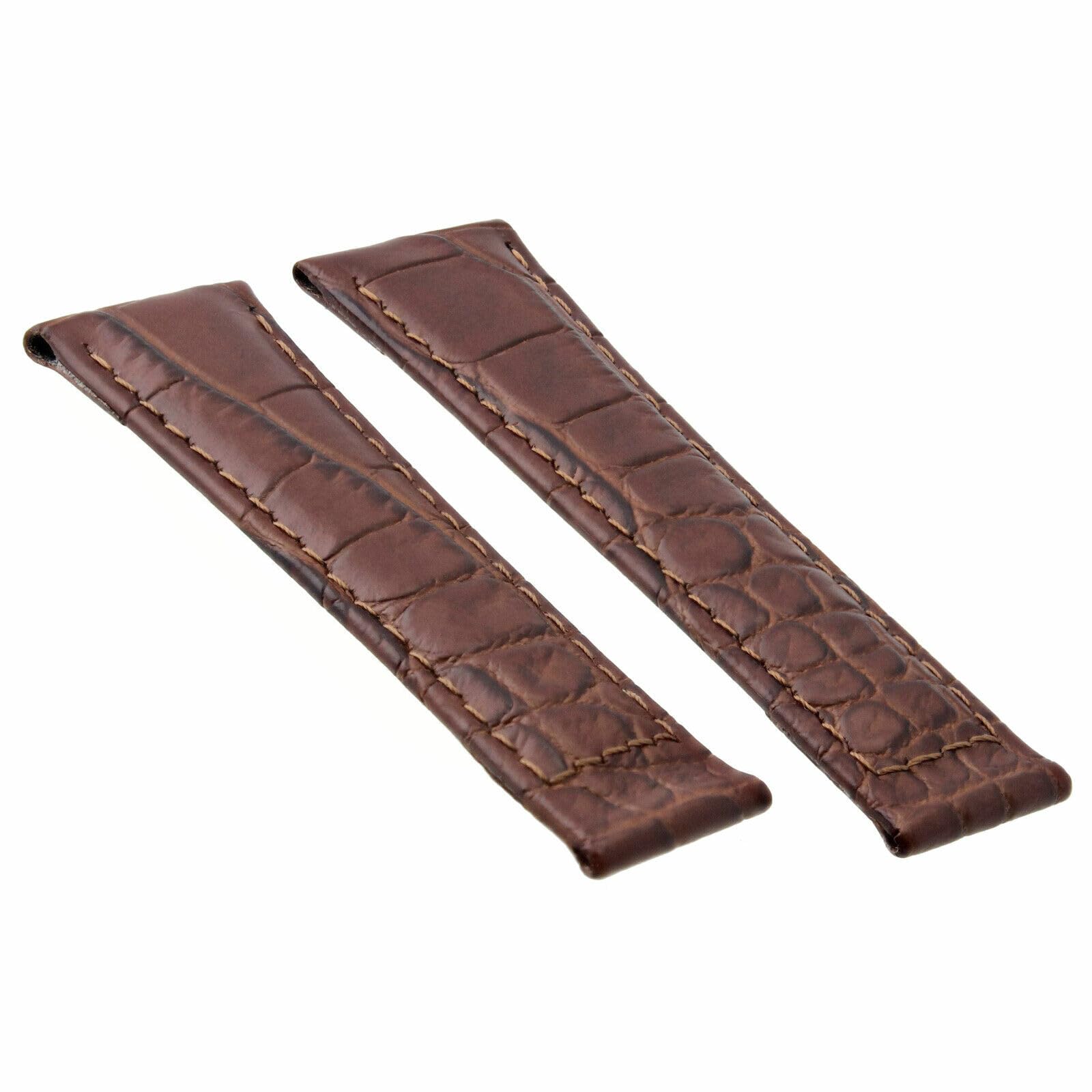 20mm Genuine Leather Watch Band Strap for Rolex Daytona 16523 & 116519 - Replacement Short/Medium Size with Buckle - Perfect for Dress Watches, Business Attire & Everyday Wear