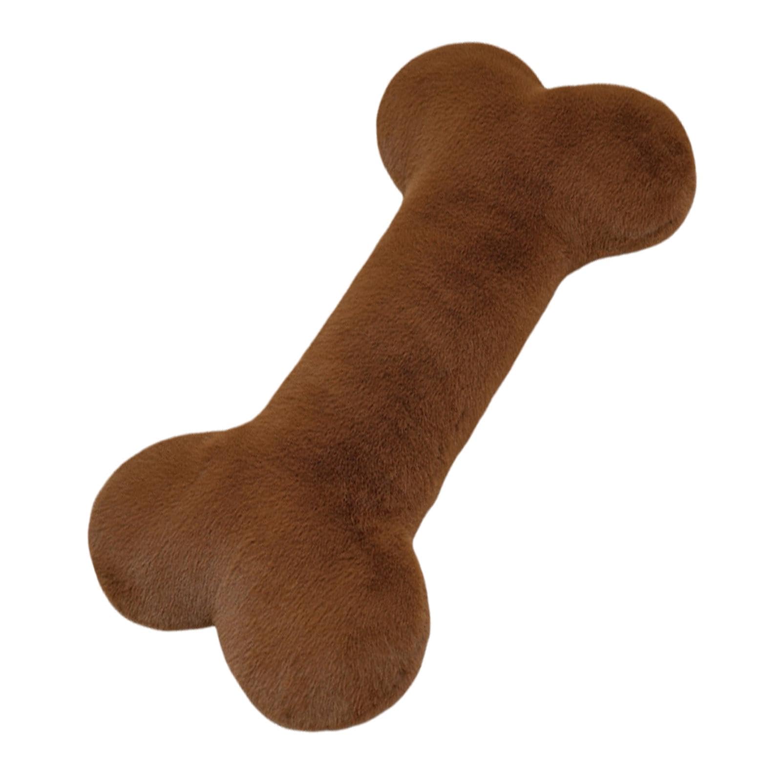 GVBLKQ Bone-Shaped Plush Pillow - Long Throw Stuffed Pillow for Sleeping & Decor, Soft Fluffy Cushion for Living Room, Bedroom - Perfect for Lounging, Napping & Home Decor