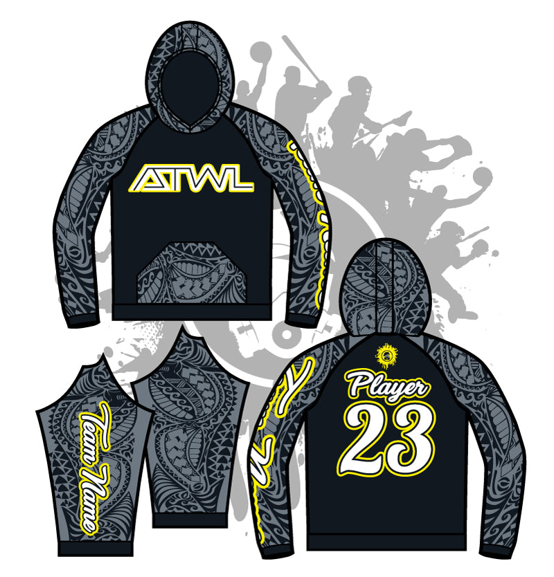 Customizable Aloha Team Unisex Full Dye Hoodie - Soft & Stylish Pullover for Sports Teams, Work Uniforms & Group Events
