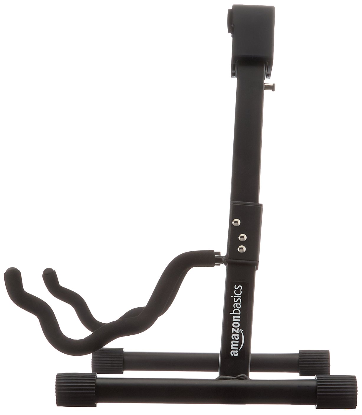 Rok It A-Frame Double Guitar Stand & Amazon Basics Folding Guitar Stand - Holds Most Standard Electric & Acoustic Guitars (RI-GTRAU2X) - Perfect for Home Studios, Live Performances & Music Practice